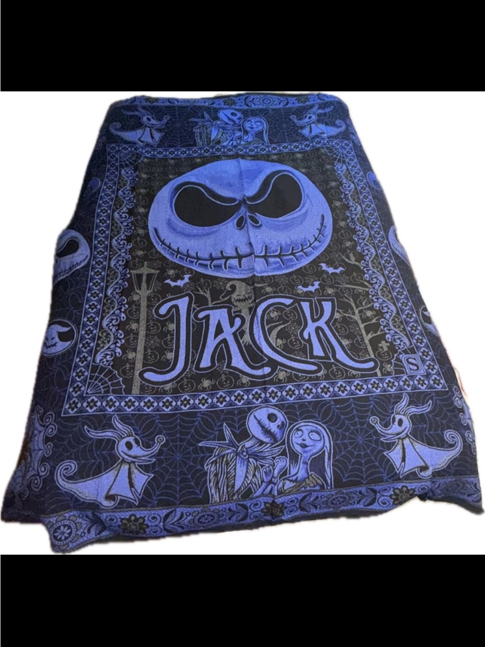 Super Cool Jack Skellington Nightmare Before Christmas Throw Blanket Full Size